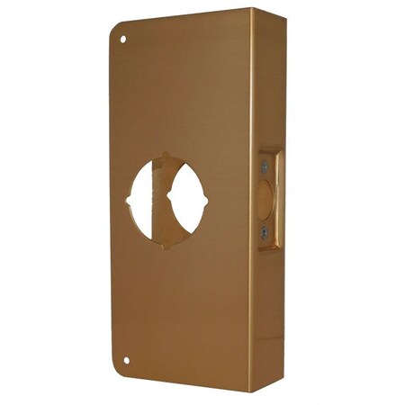 Don-Jo Classic Wrap Around for Cylindrical Door Lock with 2-1/8" Hole for 2-3/8" Backset and 1-3/4" Door CW2BZ